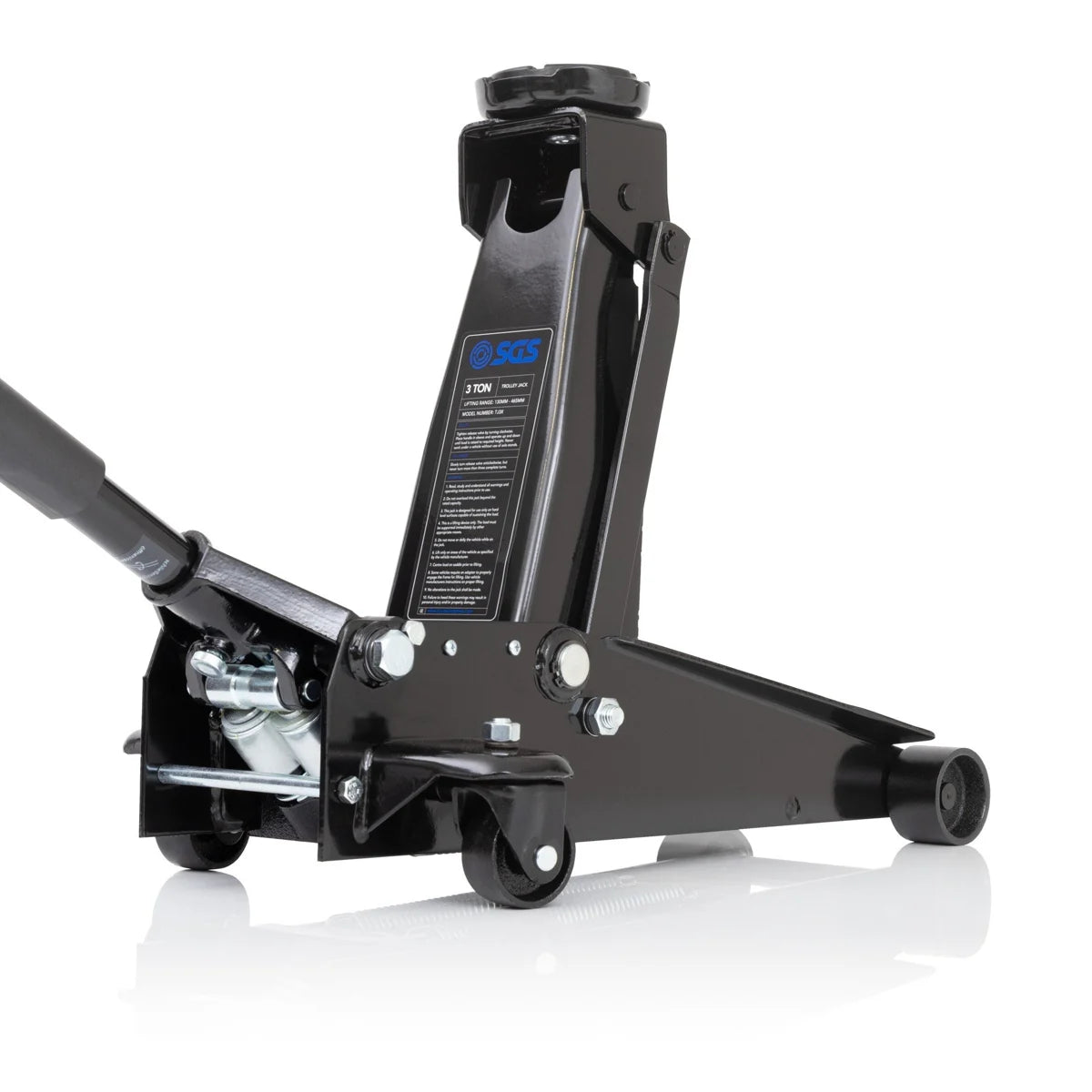 SGS Heavy Duty Trolley Jack + Axle Stands