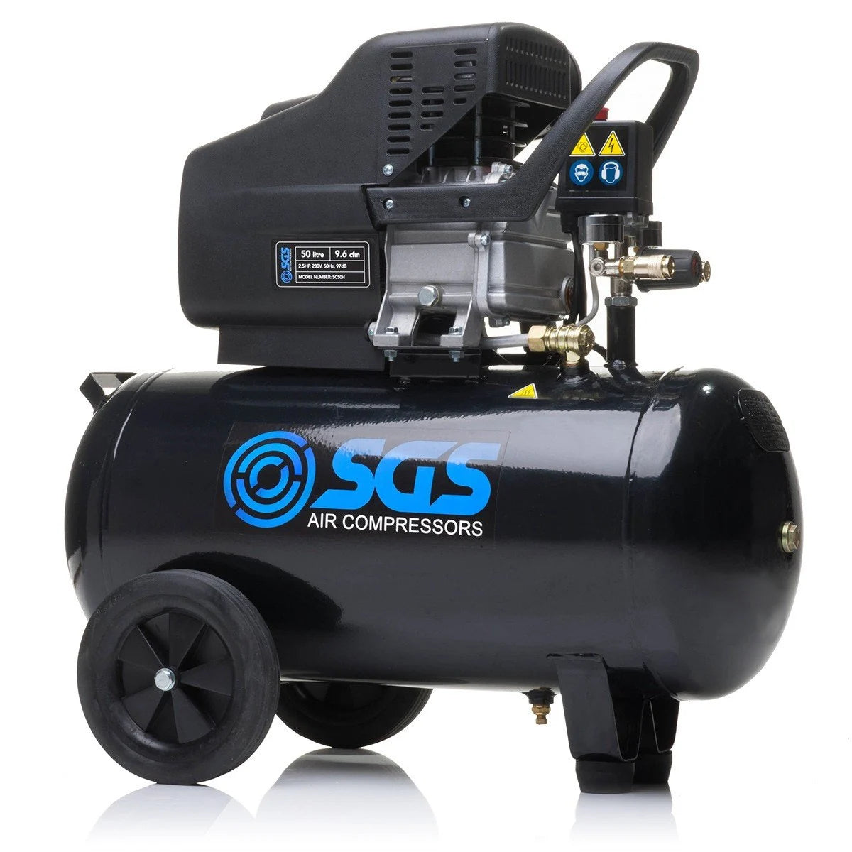 SGS 50L Direct Drive Air Compressor & 5 Piece Tool Kit