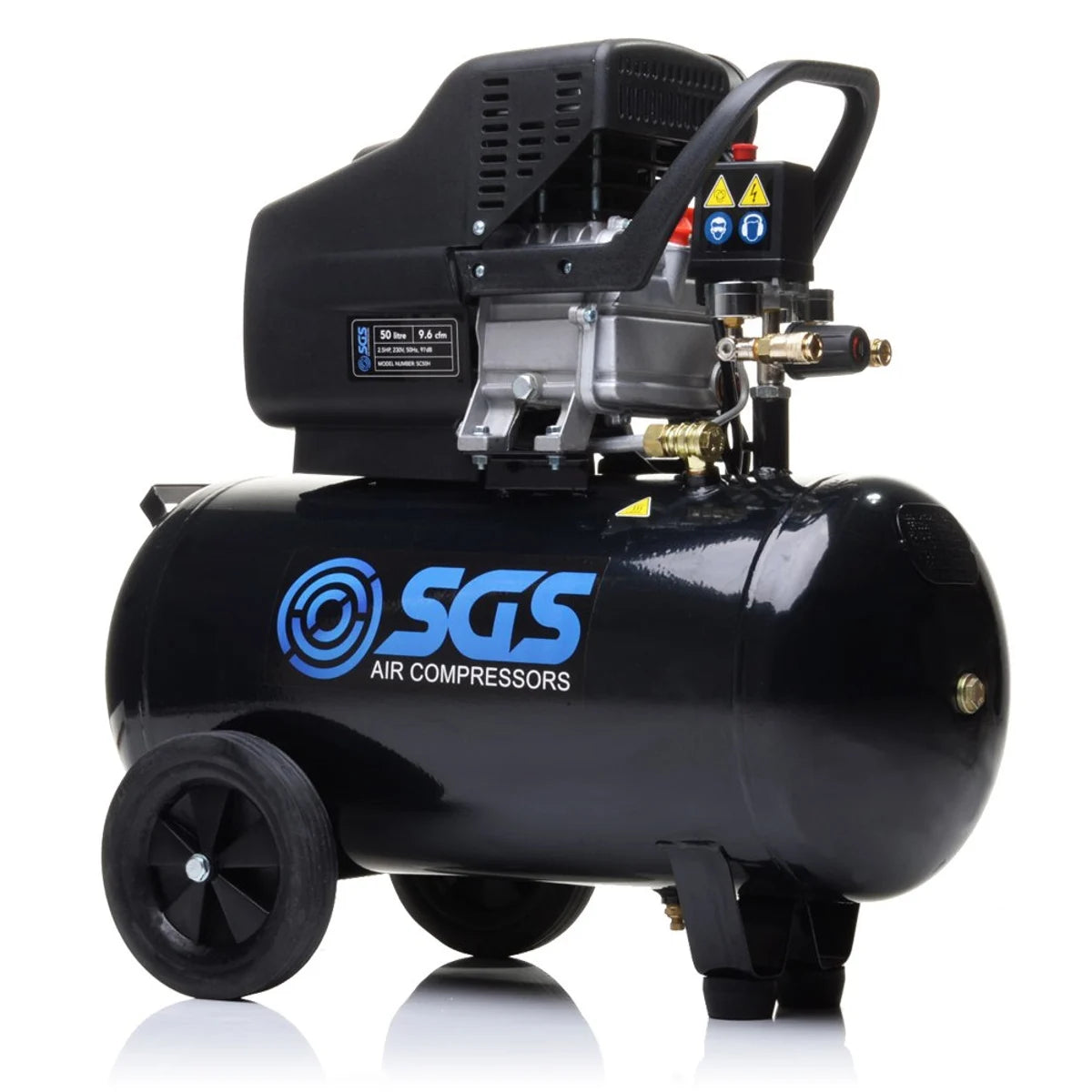 SGS 50L Direct Drive Air Compressor & 5 Piece Tool Kit