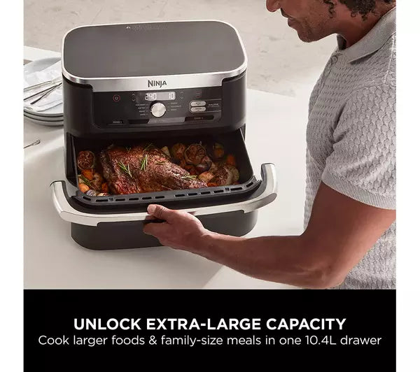 Ninja Foodi FlexDrawer Dual Air Fryer 10.4L