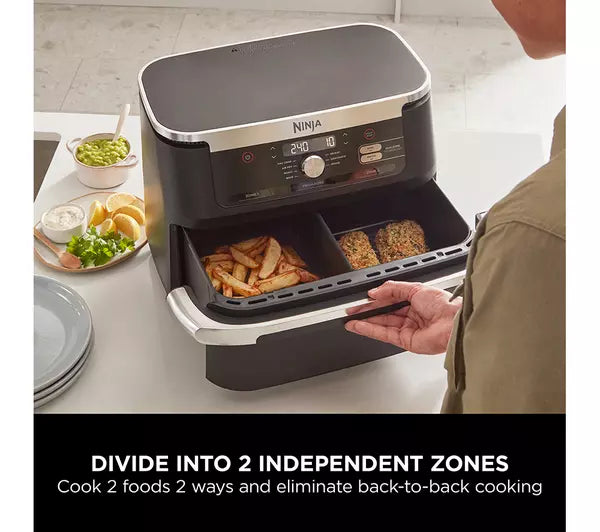 Ninja Foodi FlexDrawer Dual Air Fryer 10.4L