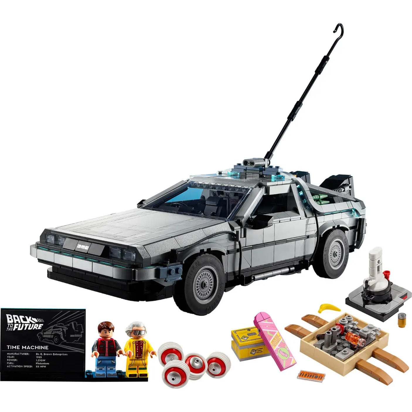 Lego Icons Back to the Future DeLorean Time Machine