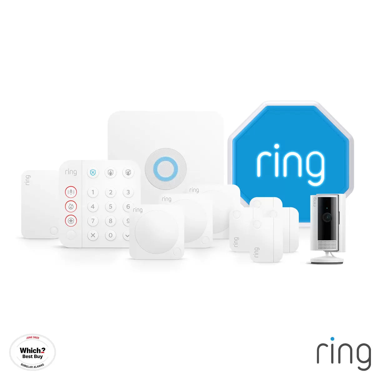 Ring 12pc Alarm Home Security Starter Kit