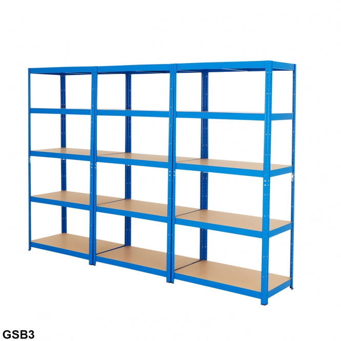 BIGDUG GARAGE RACKING – 3X 200KG GARAGE SHELVING