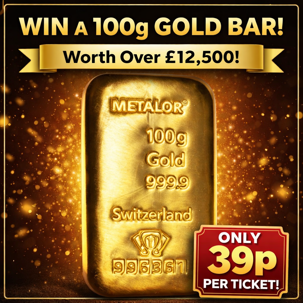 100g Gold Bar Metalor Cast