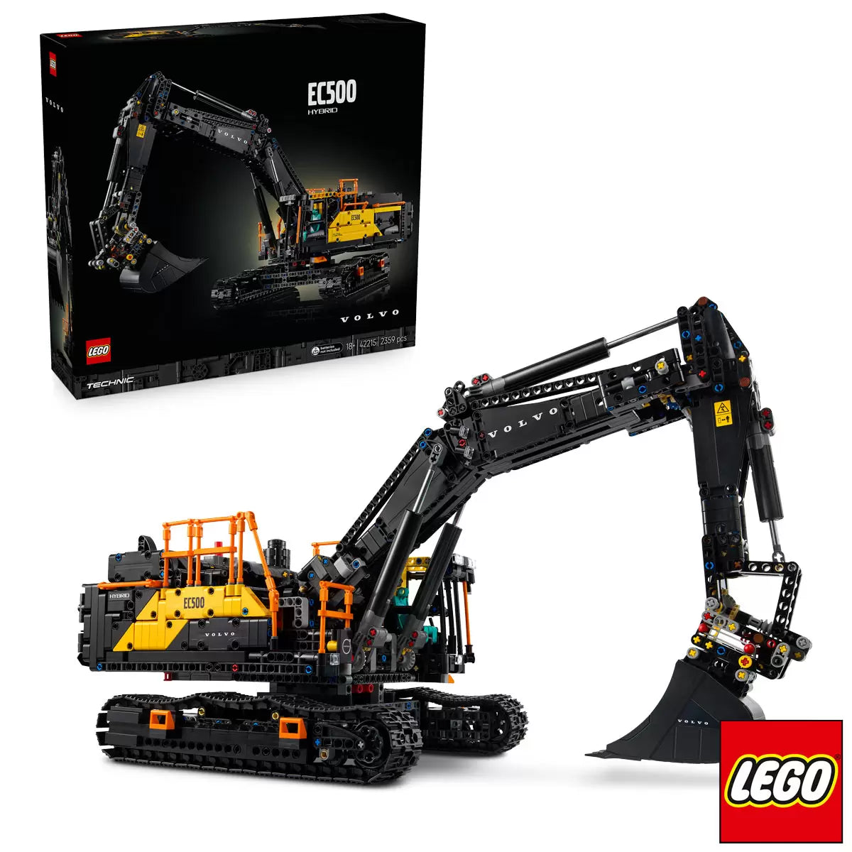 Lego Technic Volvo EC500 Hybrid Excavator