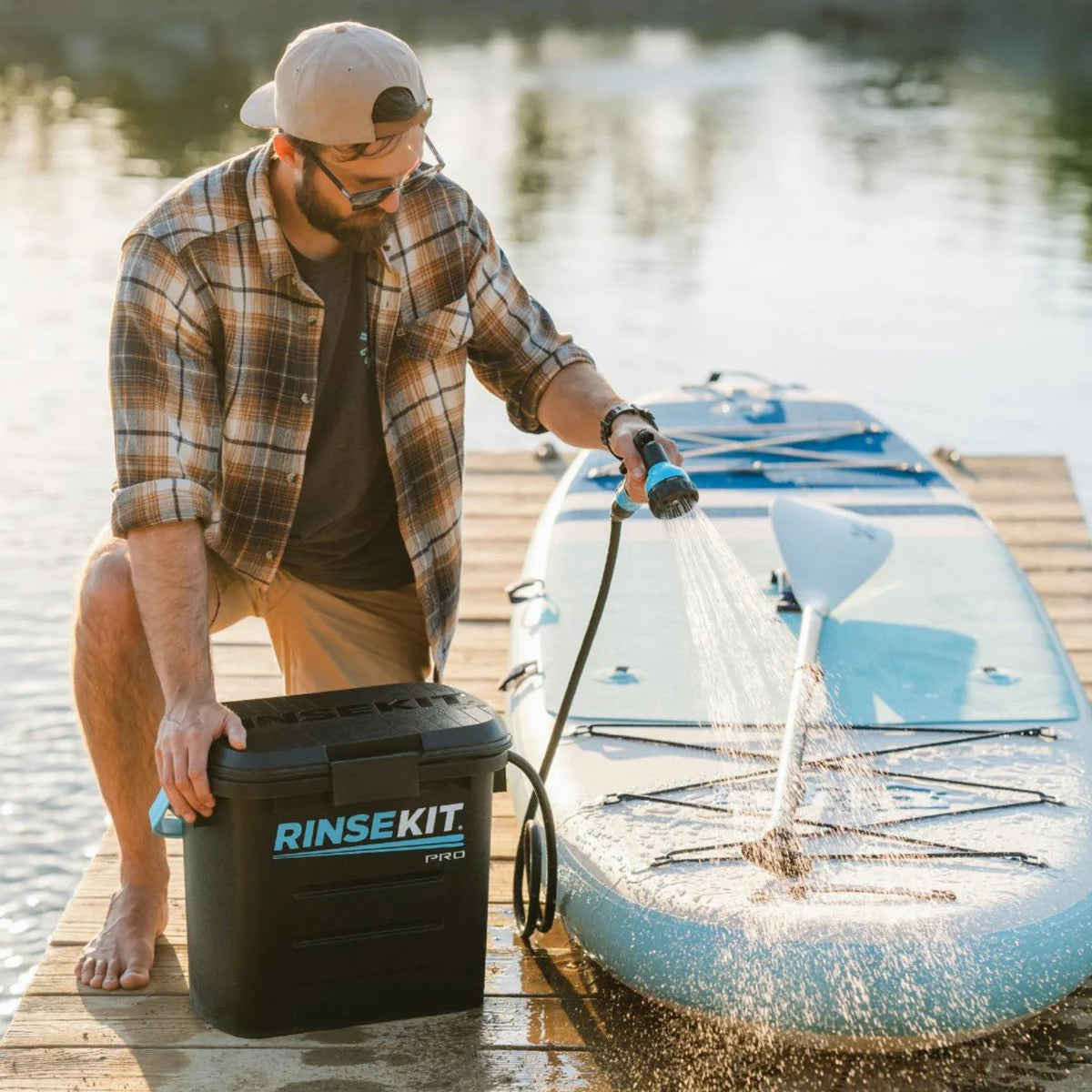 RinseKit PRO 13.2L Battery Powered Portable Shower