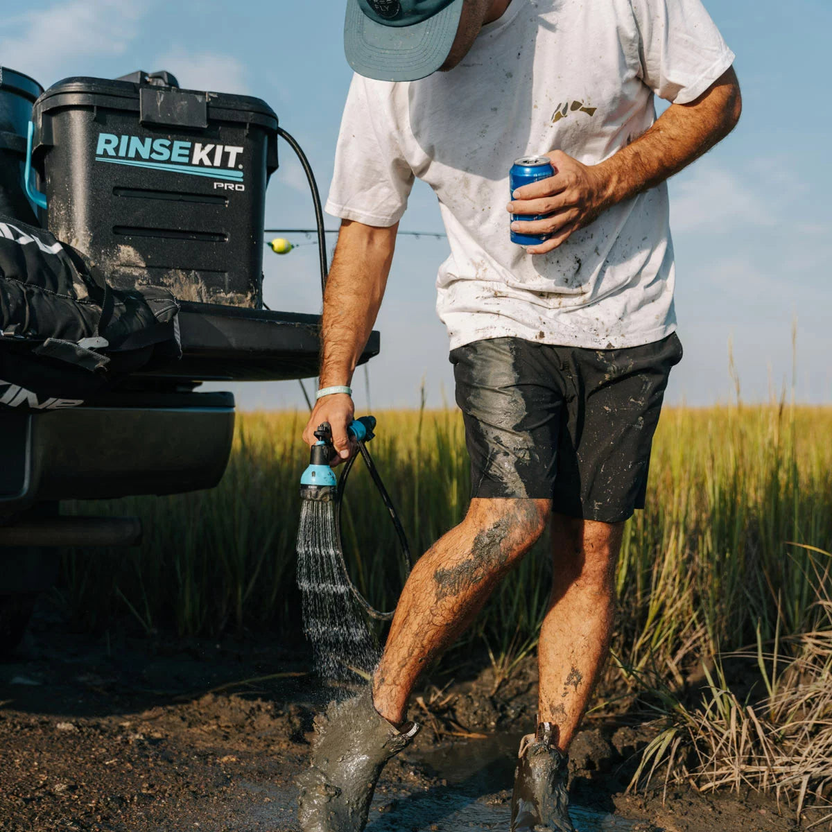 RinseKit PRO 13.2L Battery Powered Portable Shower