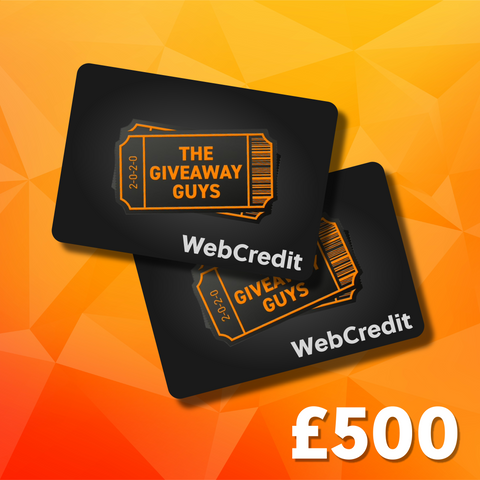 Win £500 Web Credit! - 30th April 24