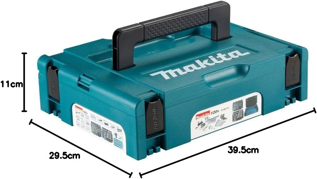 Makita 120 Piece Maintenance Kit with MAKPAC Case