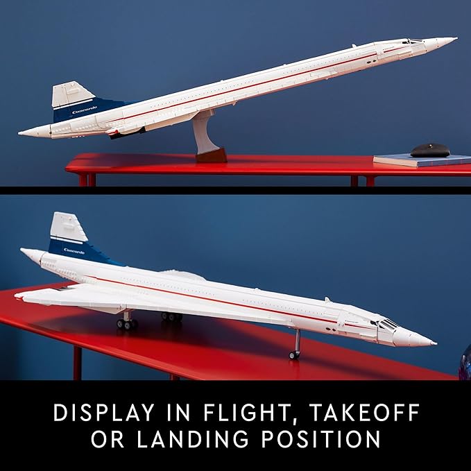 LEGO Icons Concorde Model Plane