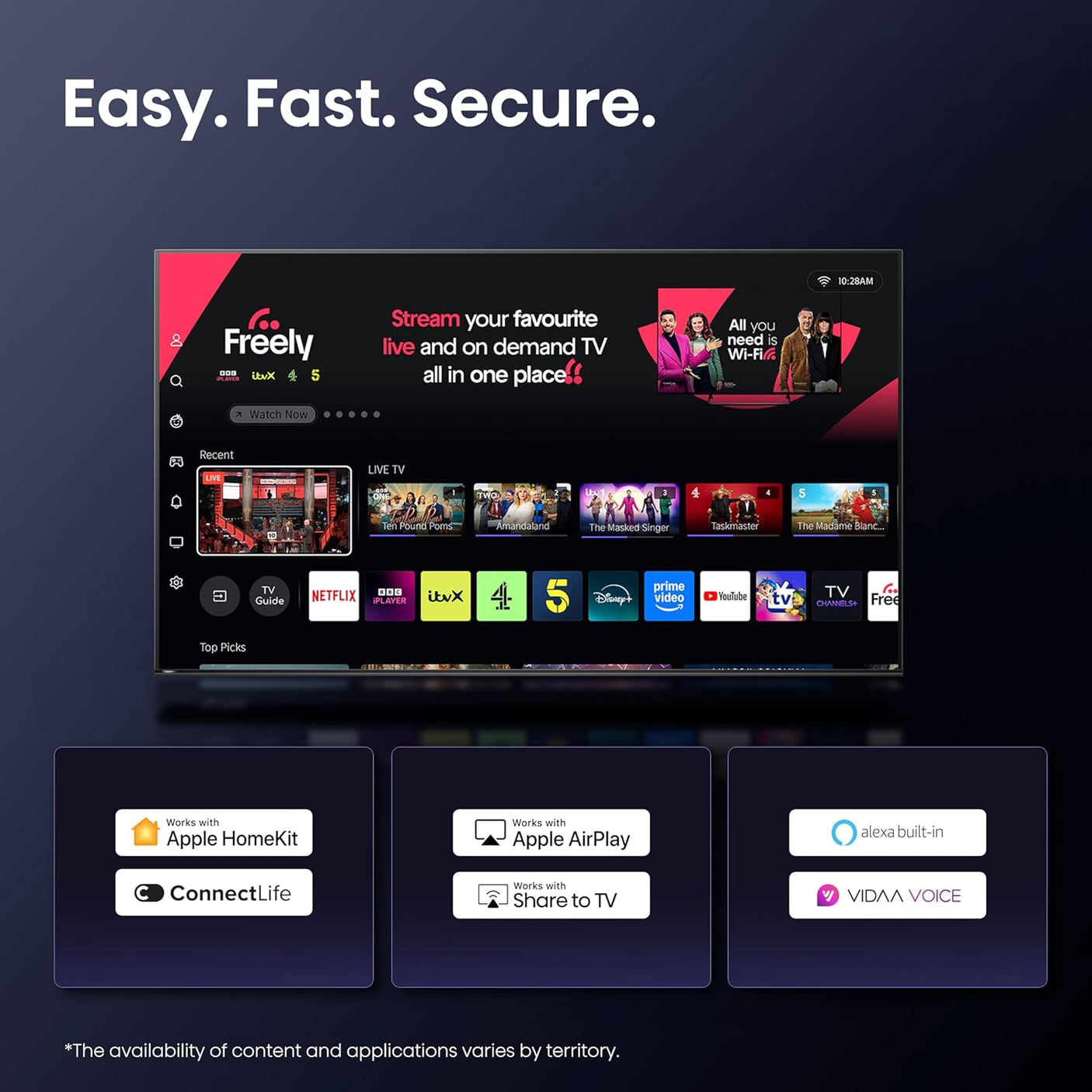 Hisense 65" QLED Smart AI TV