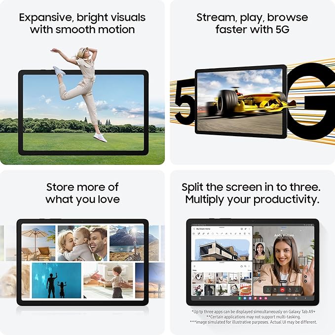 Samsung Galaxy Tab A9+ Tablet 128gb