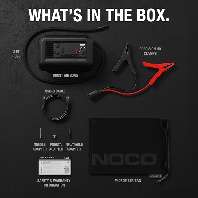 NOCO Boost Air AX65 - Jump Pack & Air Compressor