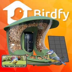 Birdfy 2 Pro Dual-Lens Smart Bird Feeder + Solar Panel