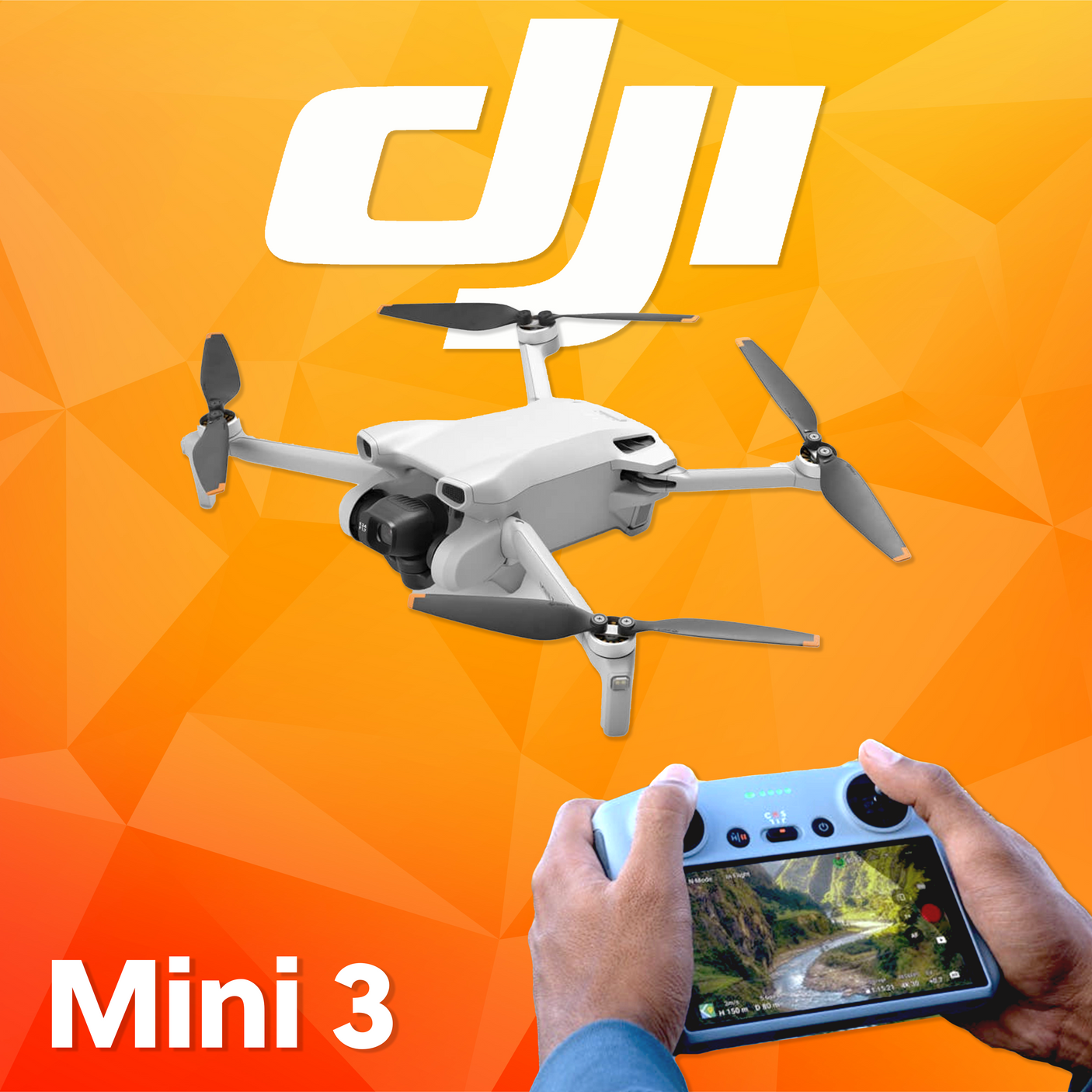 DJi Mini 3 Drone with Screen Remote Control