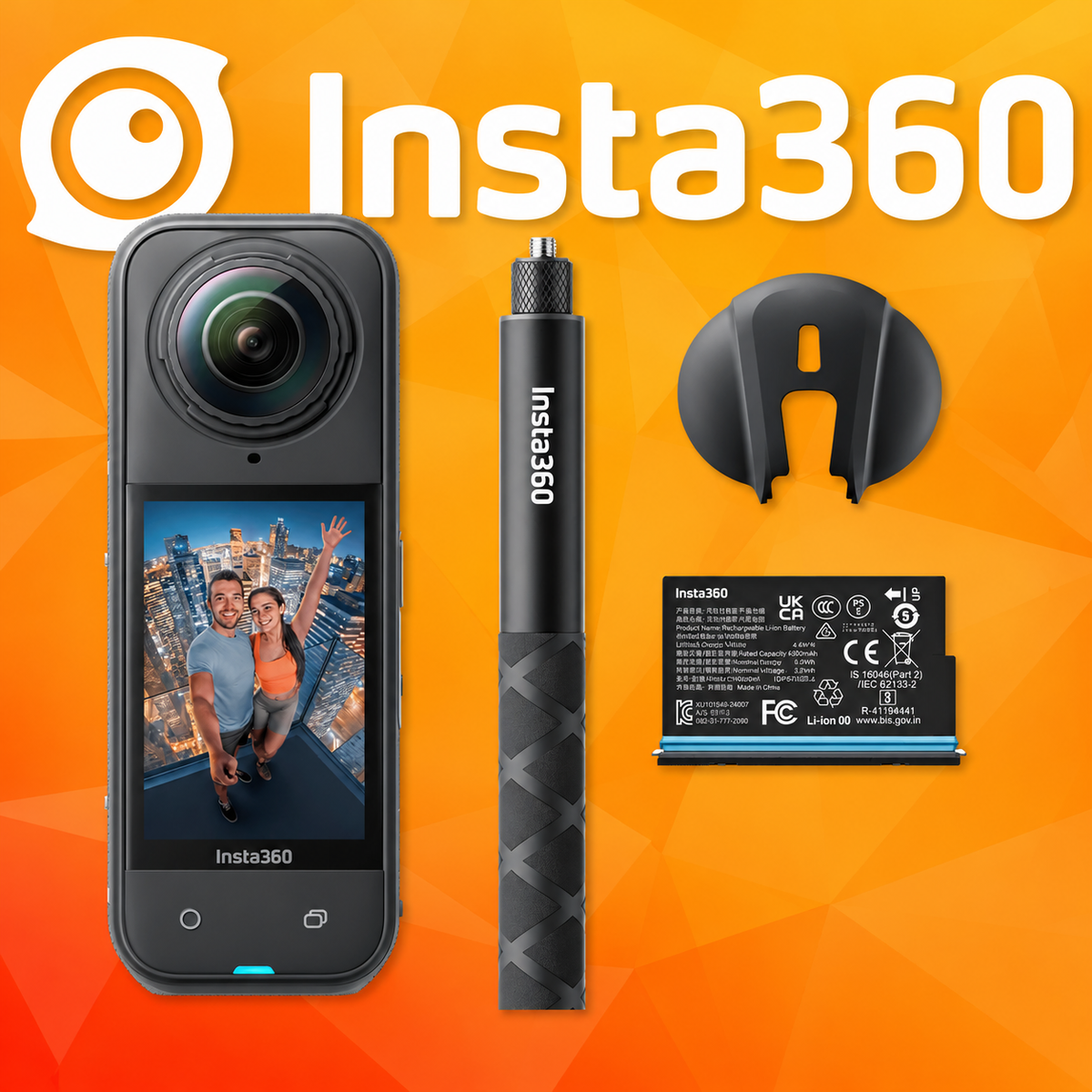 Insta360 X5 Action Camera Starter Bundle