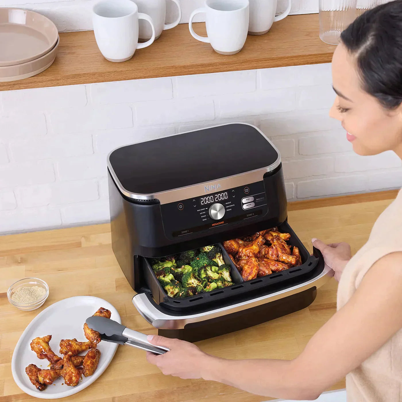Ninja Foodi FlexDrawer Dual Air Fryer 10.4L