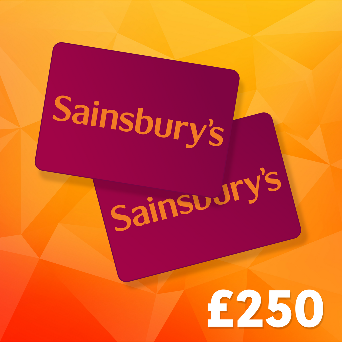 £250 Sainsbury's Gift Card - 25th Feb 25 – The Giveaway Guys