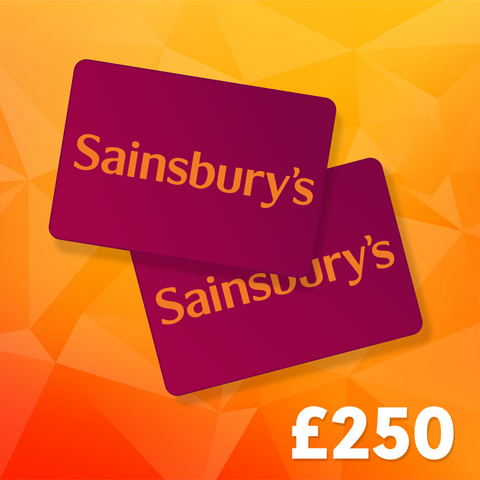 £250 Sainsbury's Gift Card - 5th May 24