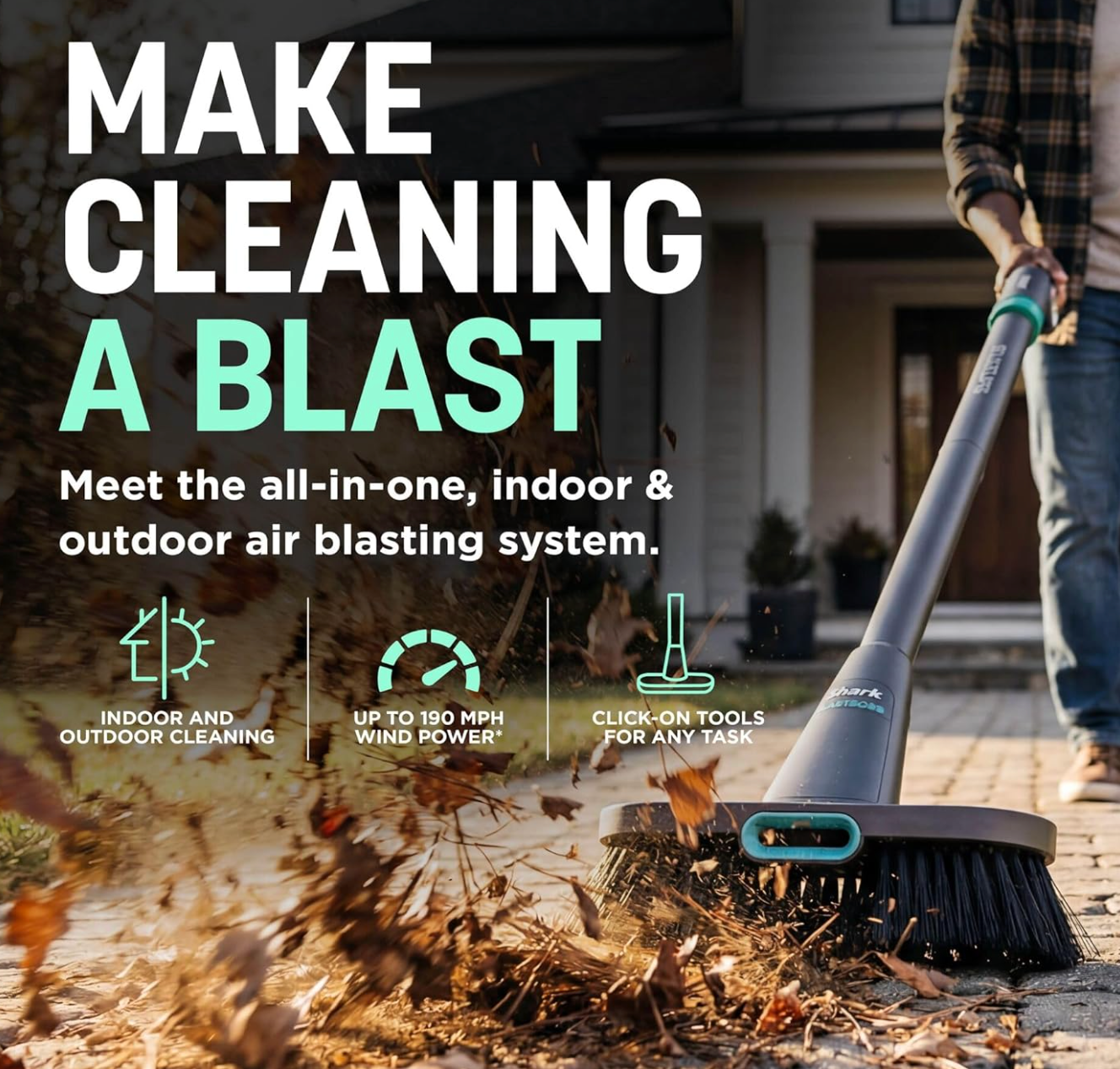 Shark Blastboss All‑in‑One Cordless Air Blasting System - Any colour*