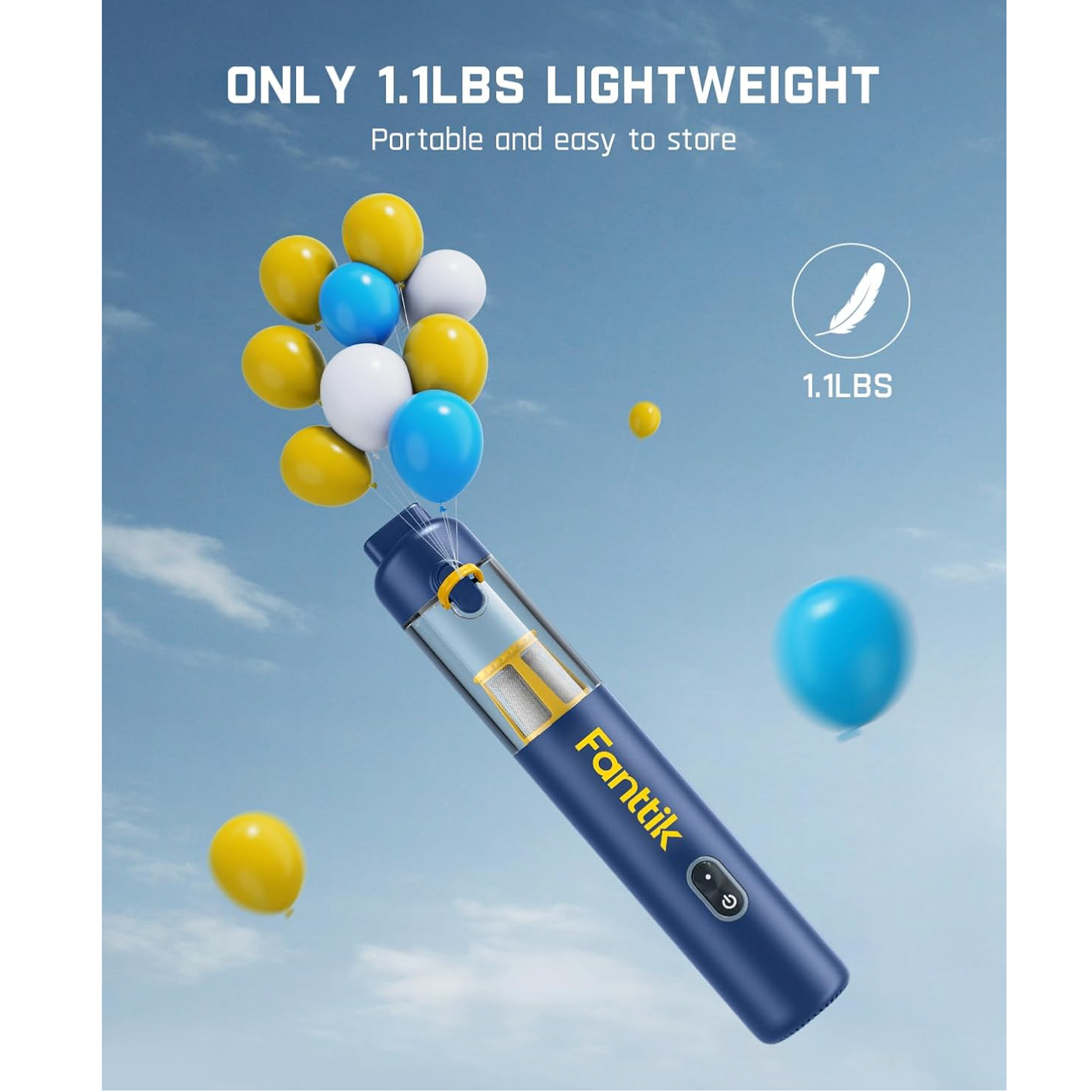 Fanttik 4-in-1 Portable Mini Cordless Handheld Vacuum