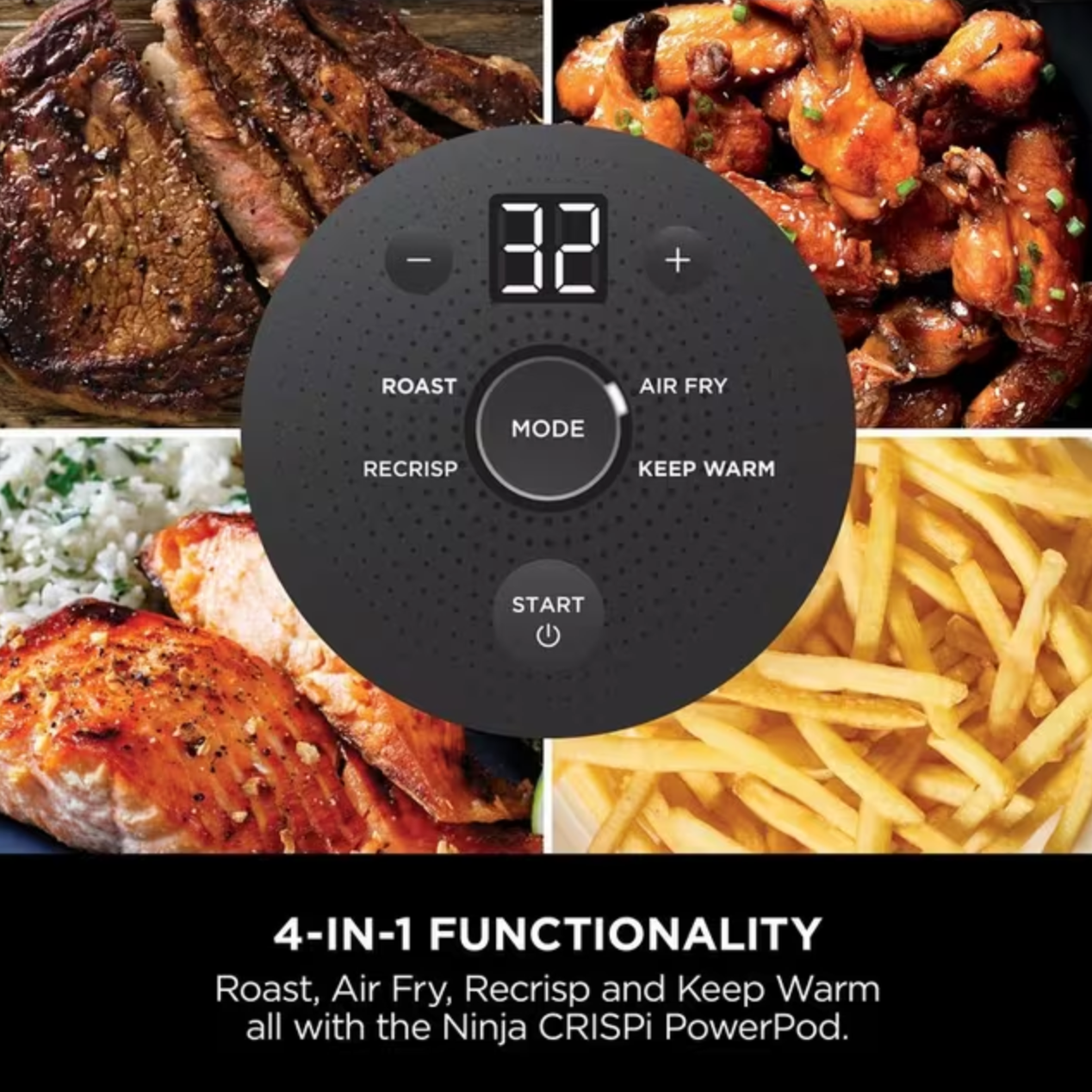 Ninja CRISPi 4-in-1 Portable Air Fryer - Any Colour