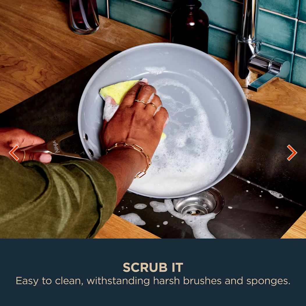 Ninja Ceramic 5-Piece Pan Set and Knife Block