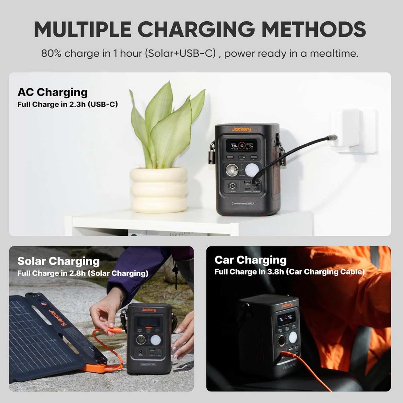 Jackery Solar Generator + Foldable Solar Panel