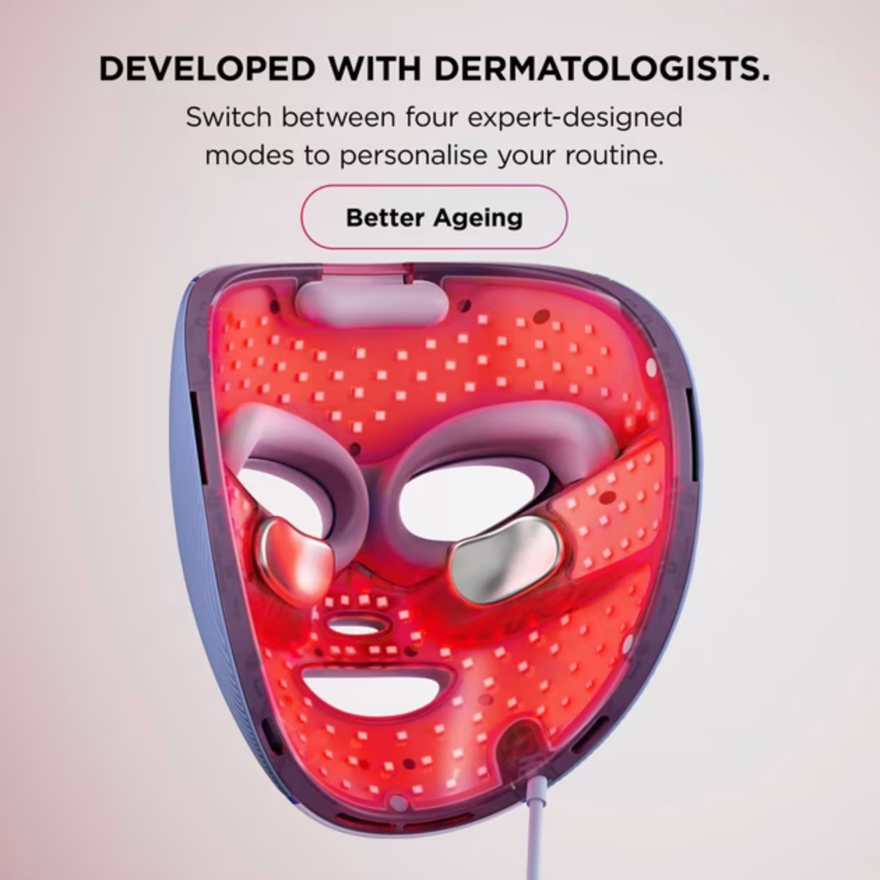 NEW Shark CryoGlow PLUS wider coverage LED Light Therapy Face Mask