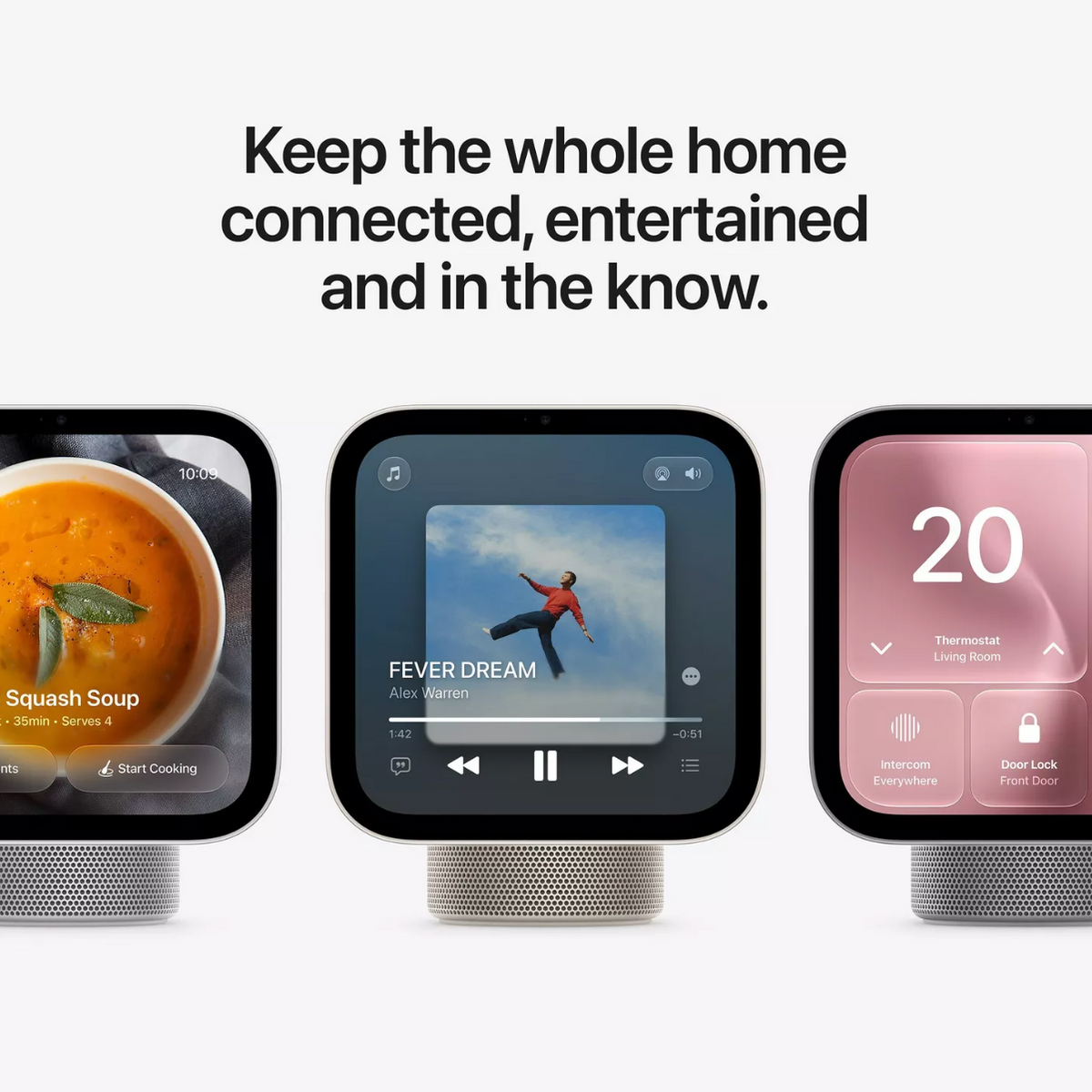 Apple HomeView Smart Speaker with 7" Screen - Any colour*