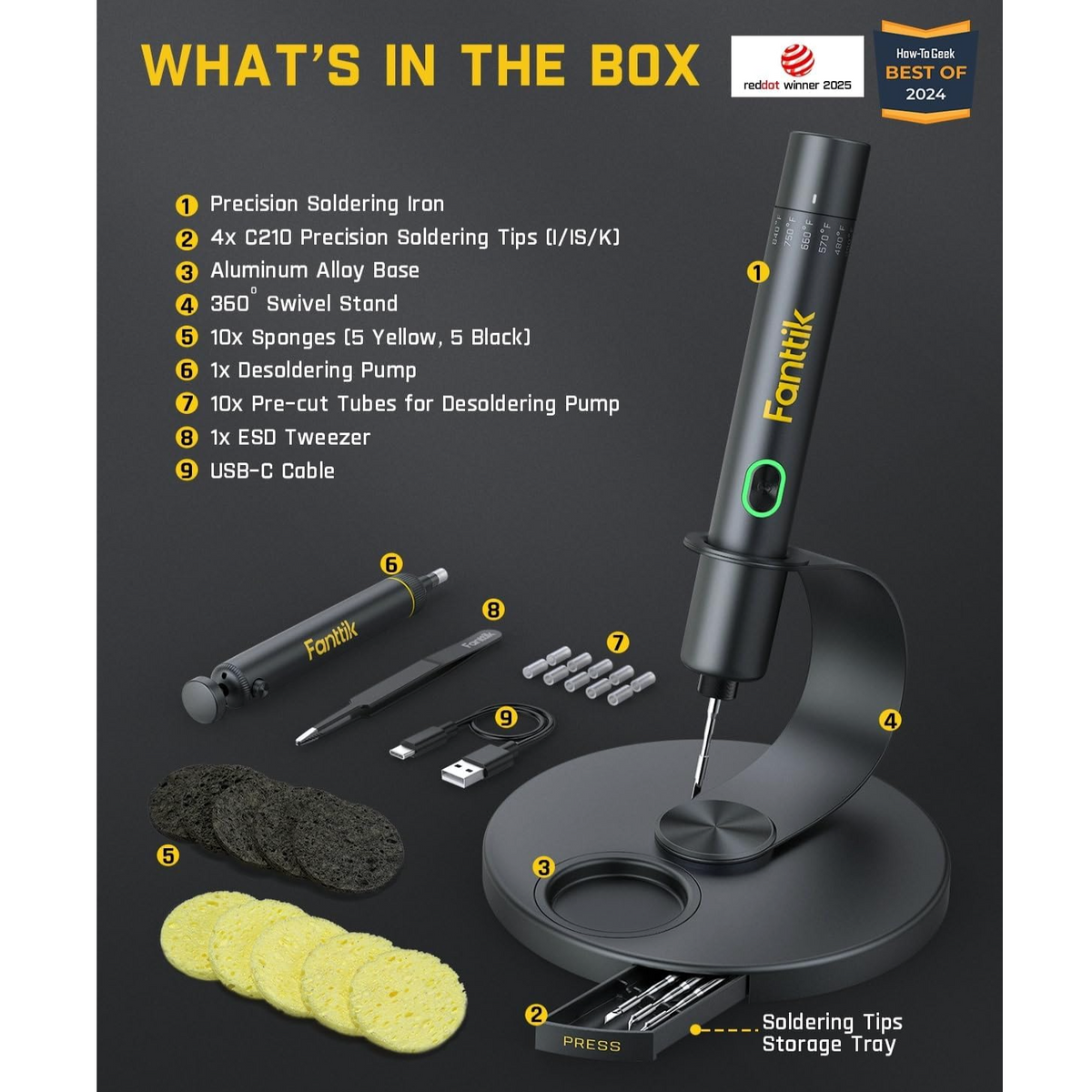 Fanttik T1 Max Soldering Iron Kit