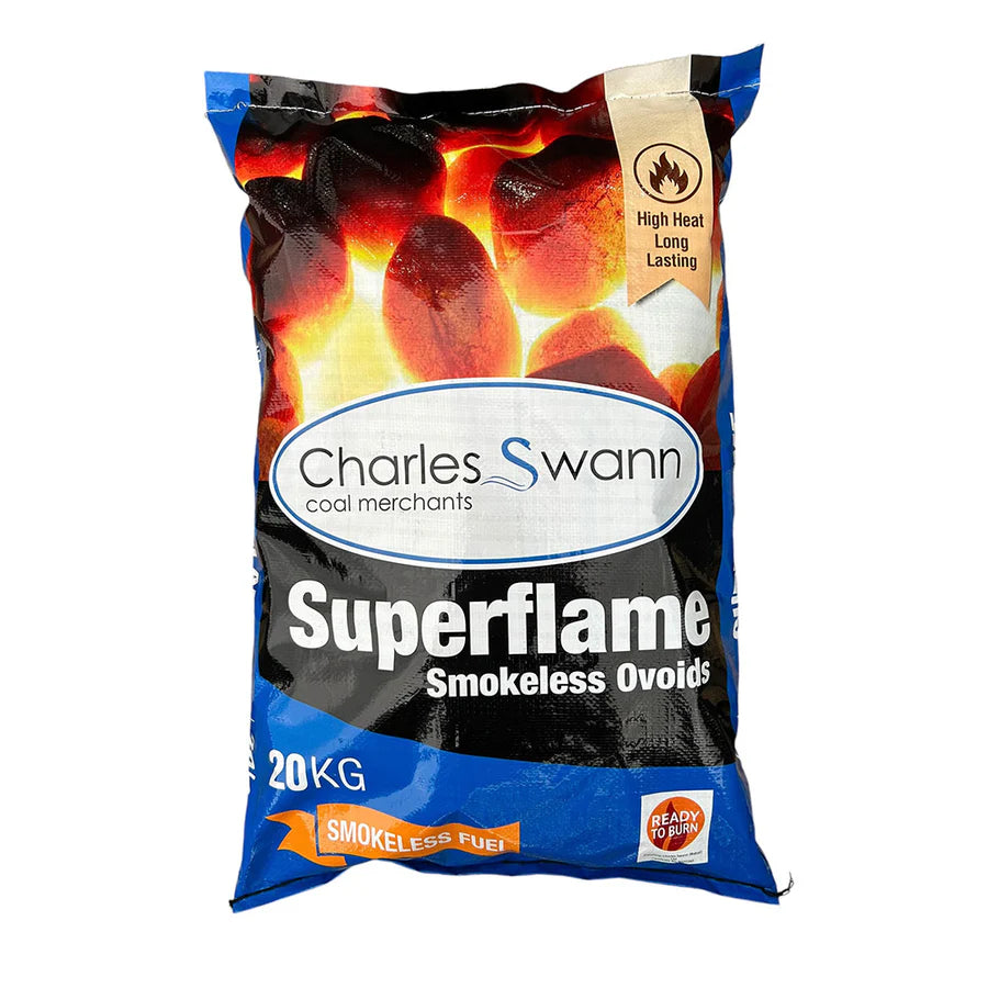 Superflame Coal 25 x 20kg Bags + Softwood Logs Bundle