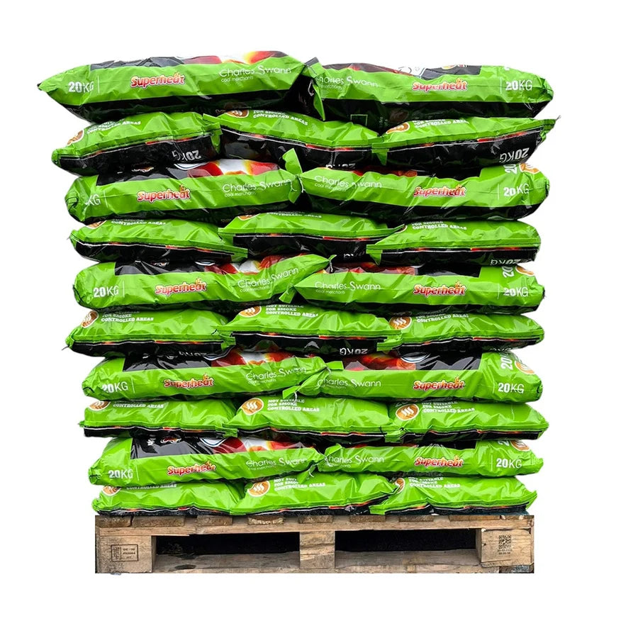 Superheat Coal 1 Tonne Pallet - 50x20kg Bags