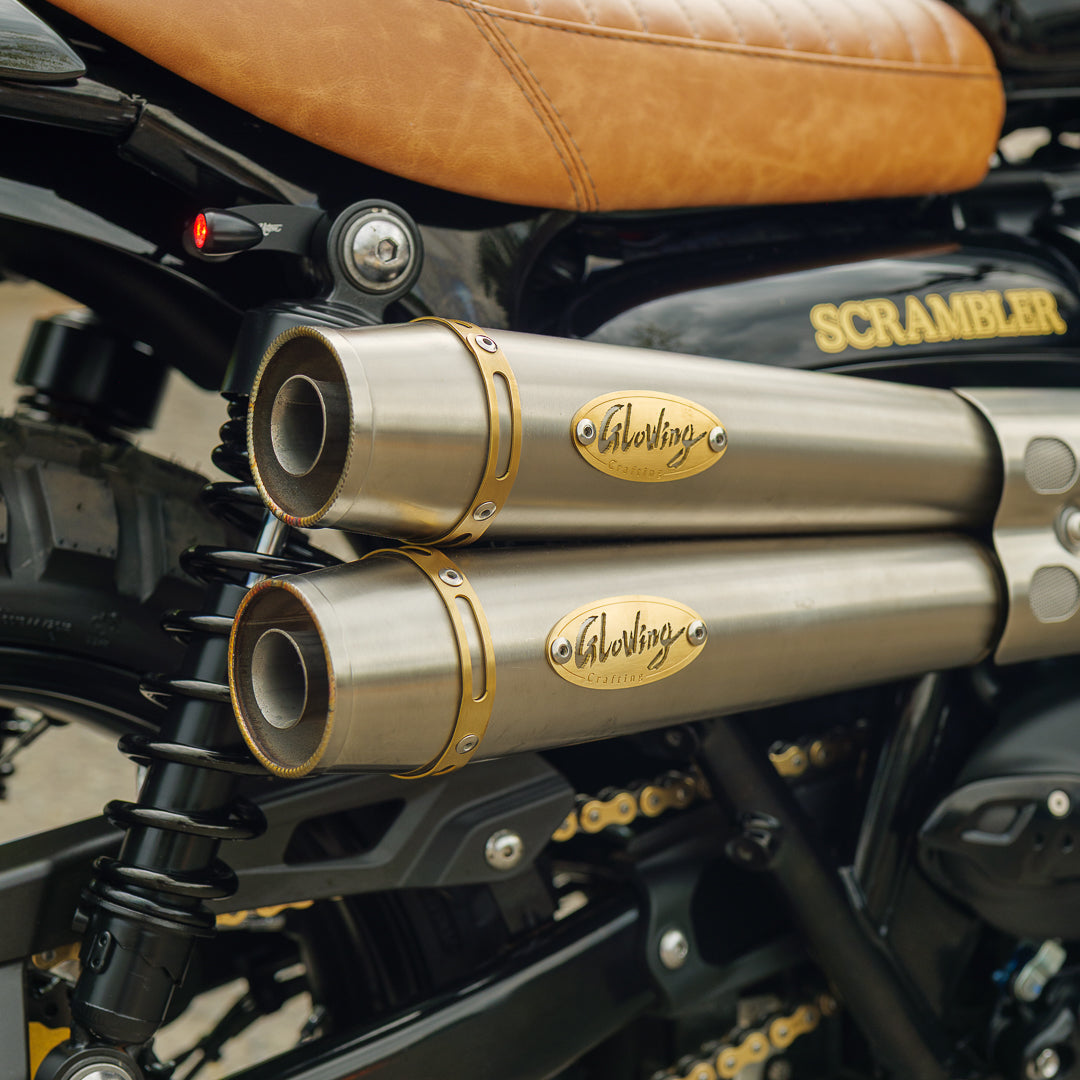 Custom Wide Wheel Triumph Scrambler 900