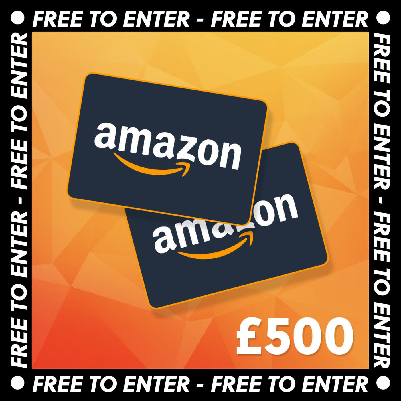 FREE TO ENTER - £500 Amazon Voucher