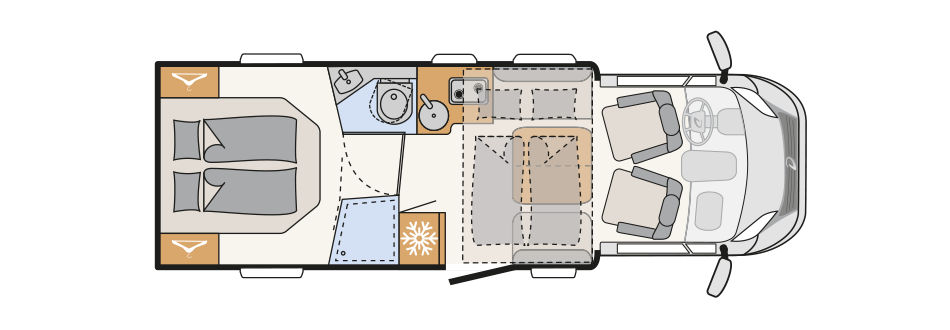BRAND NEW: 2026 4 berth Automatic Dethleffs Trend