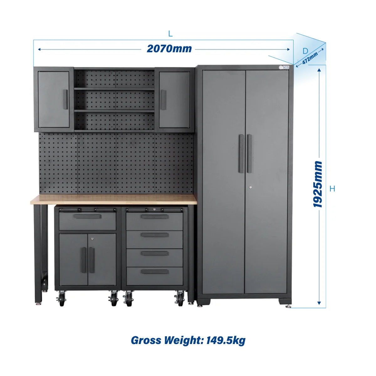 SGS COMPLETE GARAGE STORAGE SYSTEM - 16th Sep 25
