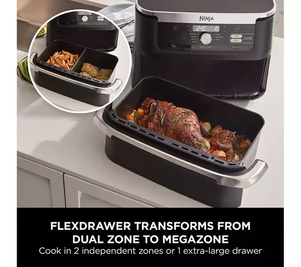 Ninja Foodi FlexDrawer Dual Air Fryer 10.4L - 23rd Mar 25