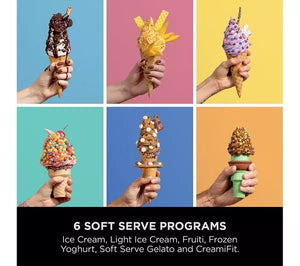 Ninja CREAMi Scoop and Swirl Soft Serve and Ice Cream Maker