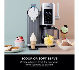 Ninja CREAMi Scoop and Swirl Soft Serve and Ice Cream Maker