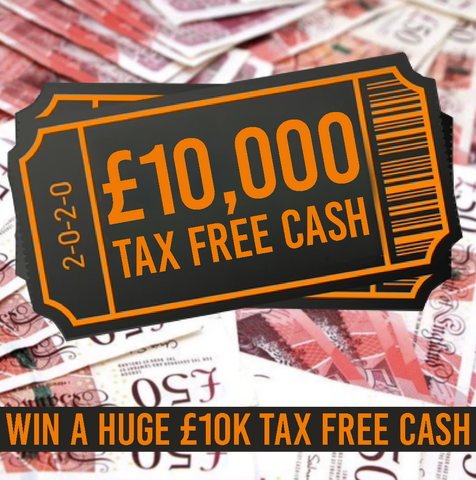 WIN £10,000 TAX FREE CASH - 20th August