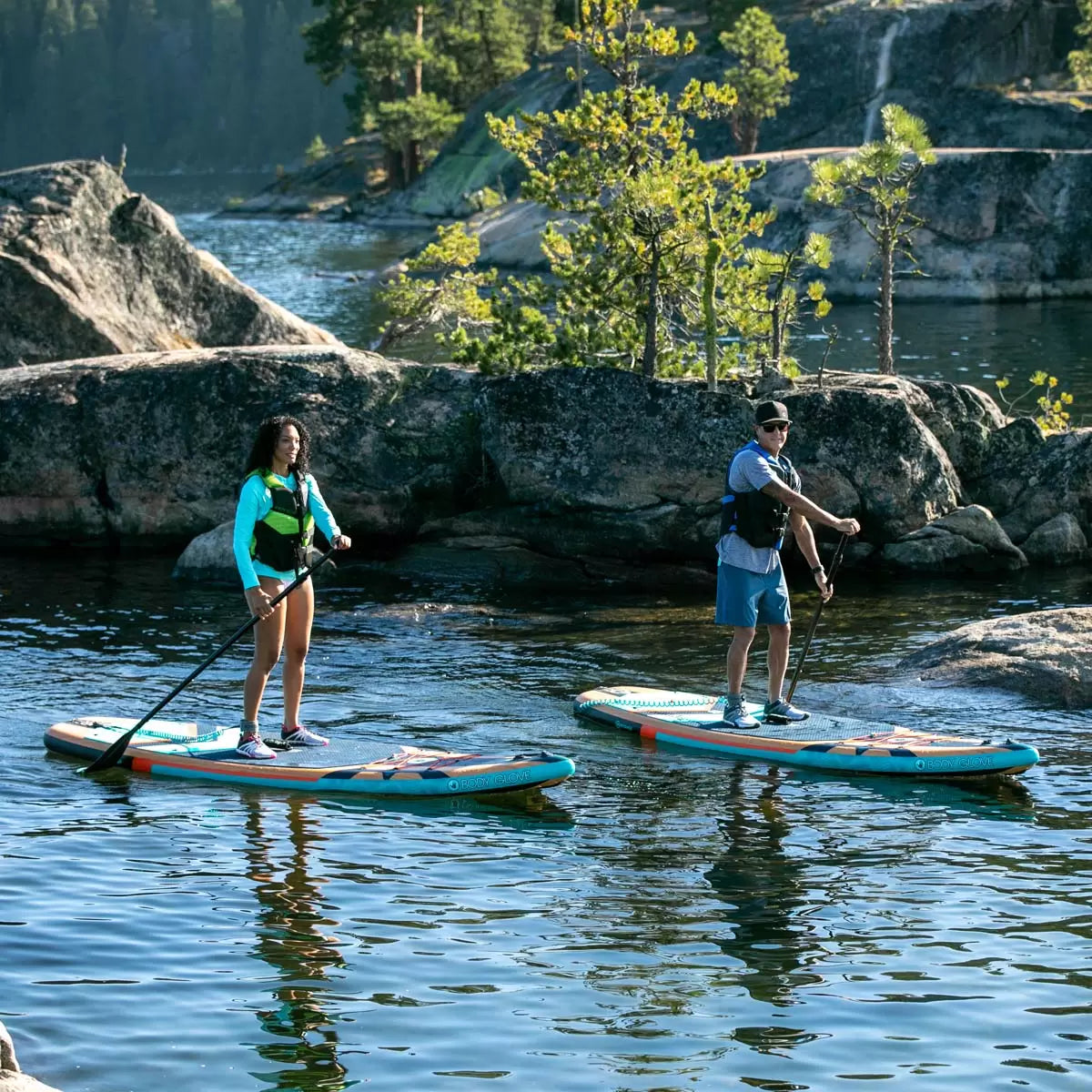 Body Glove 11ft Inflatable Paddle Board Bundle - 4th July