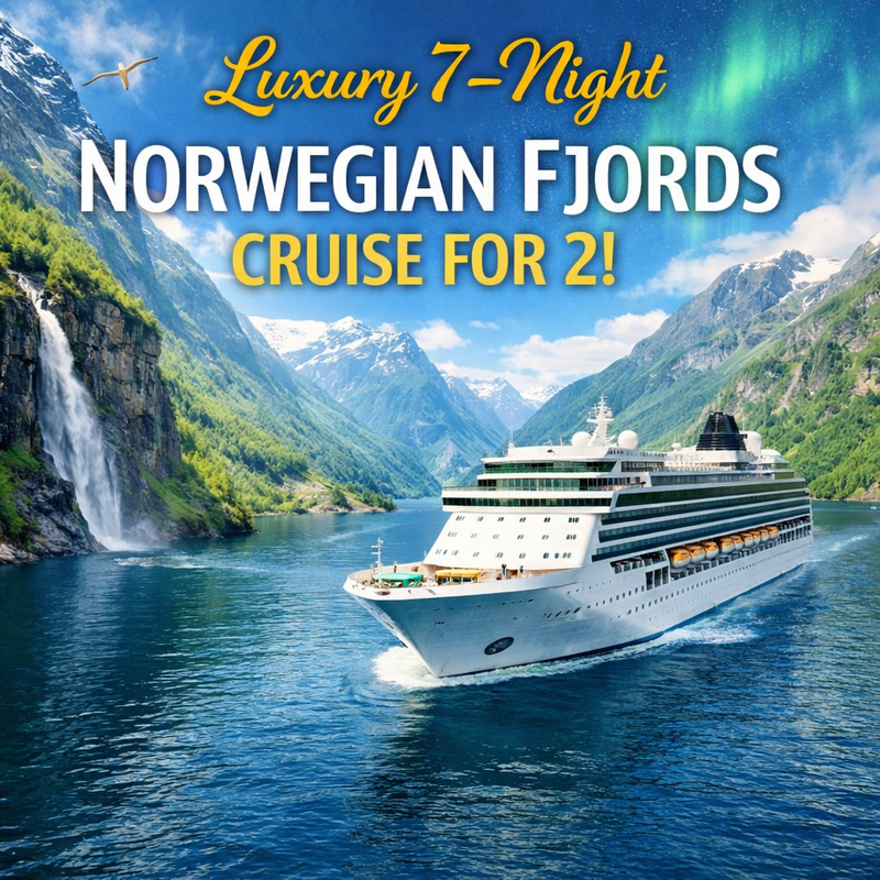 Luxury 7-Night Norwegian Fjords Cruise for 2