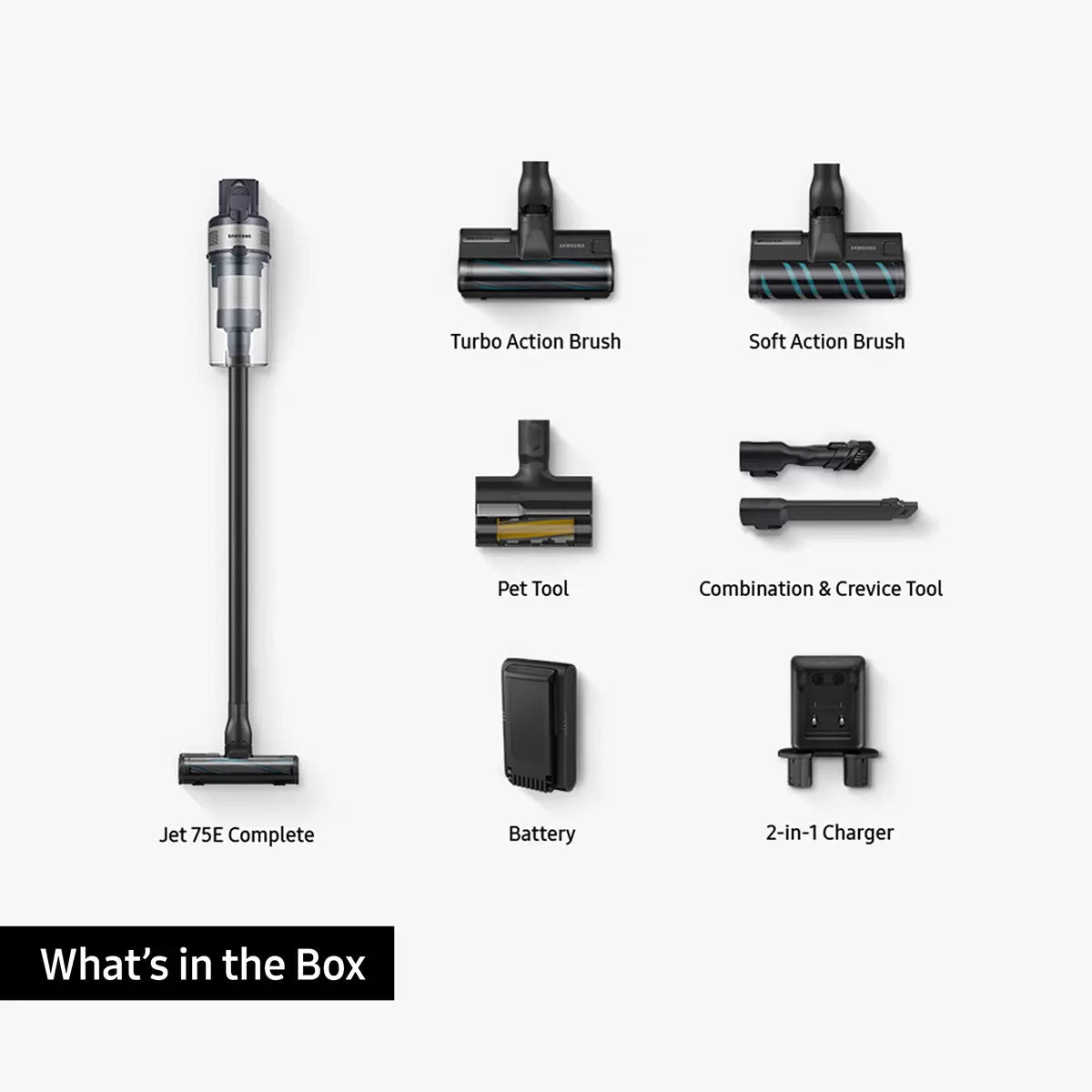 Samsung Jet™ 75E Complete Cordless Stick Vacuum Cleaner