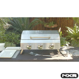 NXR 3 Burner Stainless Steel Table Top Gas BBQ - 14th July 2