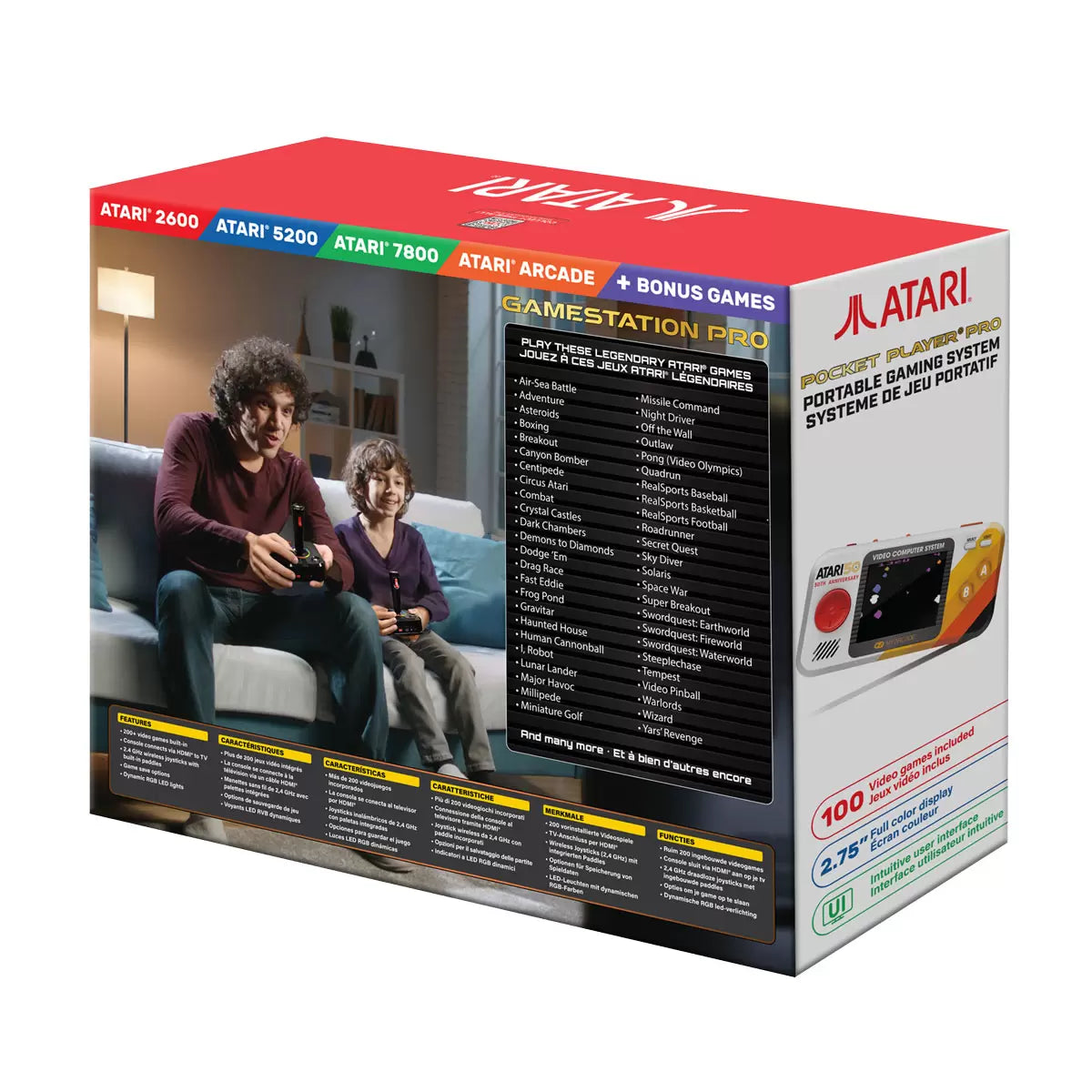 Atari Retro Video Game System & Pocket Player Pro - 12th Oct 25