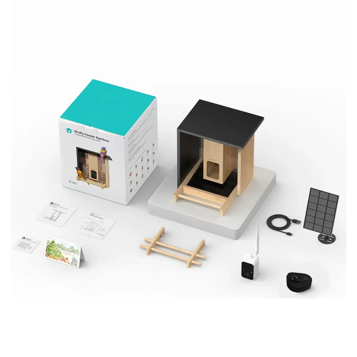 Birdfy Bamboo Bird Feeder with Camera & Solar Panel - 12th Aug 25