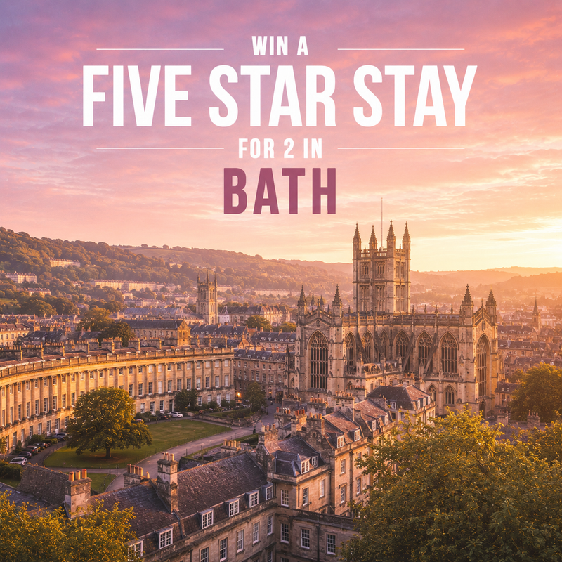 2 Night 5★ Bath Getaway for 2