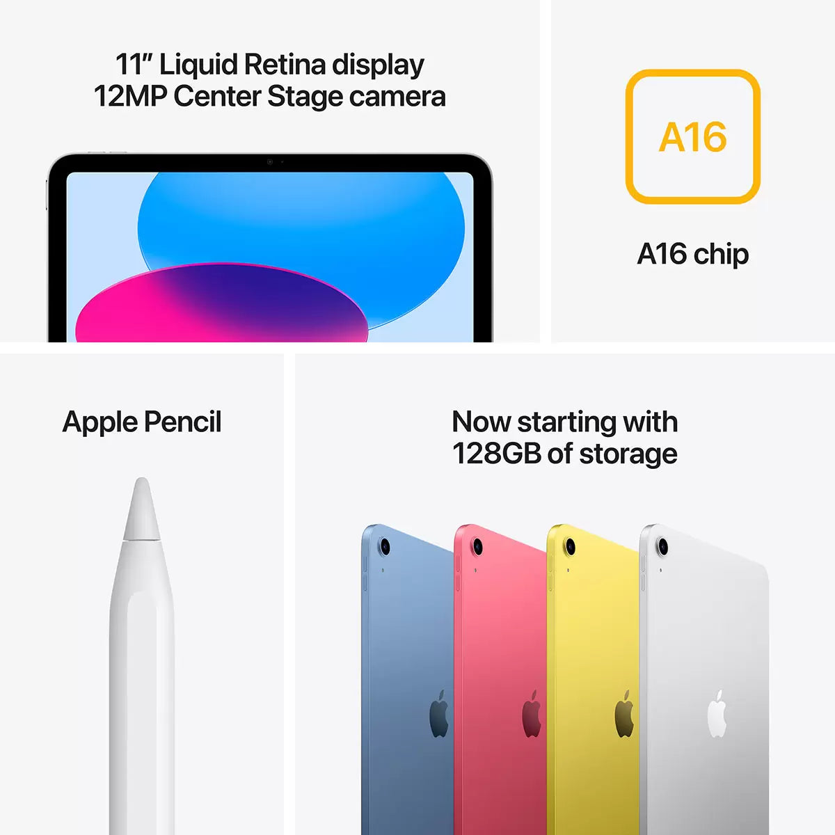 Apple iPad A16 11" 128GB - 20th May 25